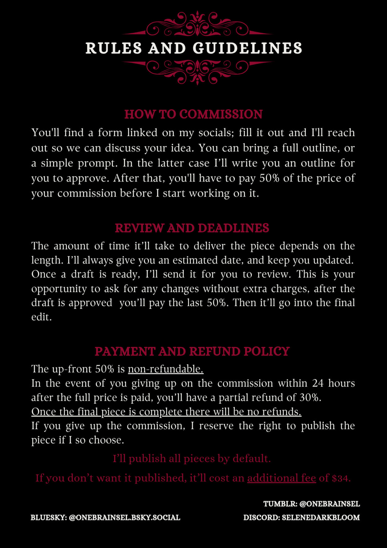 Rules and Guidelines